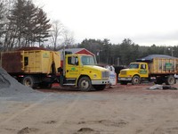 Hauling Mulch Trucks 2011