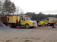 Hauling Mulch Trucks 2011