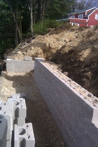 Wall Going Up