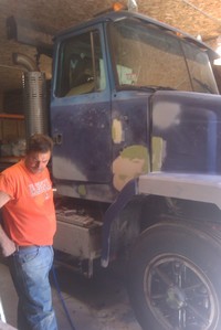 Preparing for Paint Shawn doing a final check! all ready to go!